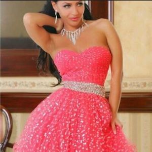 Hot pink Sherri Hill dress